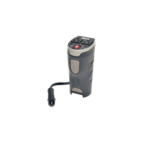 Tripp Lite PV200CUSB Tripp Lite PowerVerter Compact Car Power Inverter Cup Holder - Input Voltage: 12 V DC - Output Voltage: 120. Opens flyout.