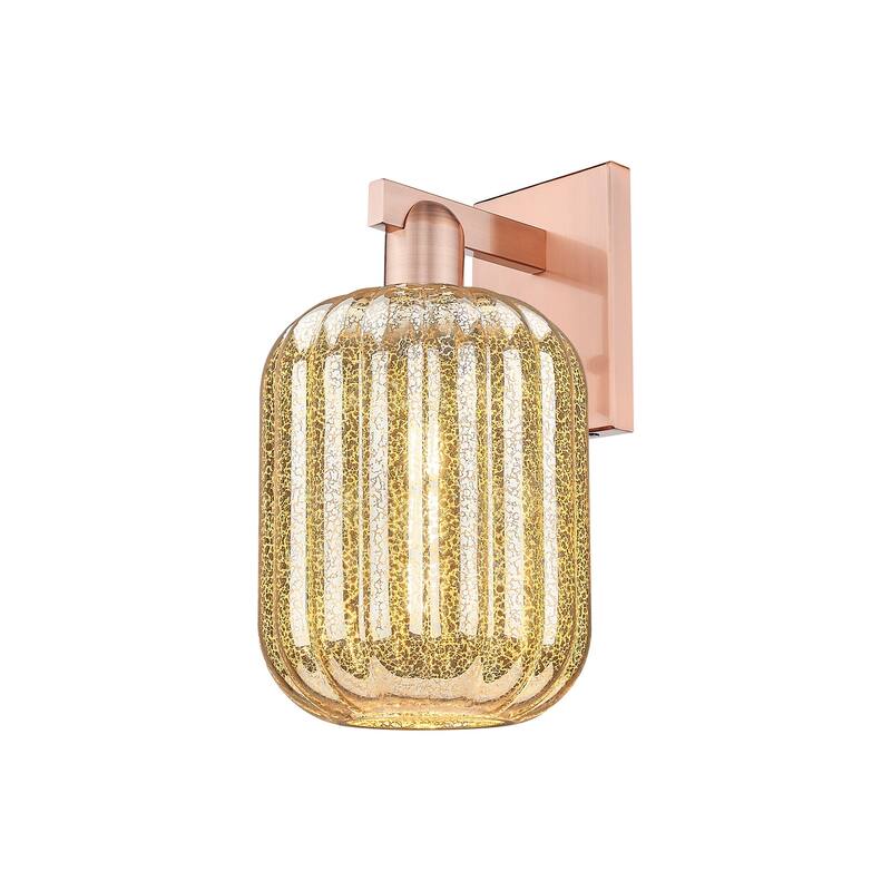 Innovations Lighting 716-1W-14-7 Preston Sconce Preston 14" Tall Wall - Antique Copper / Mercury