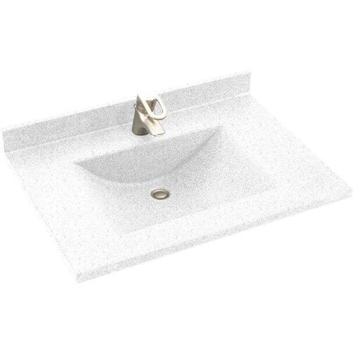 Swanstone Cv2225 Contour One Piece Vanity Top And Sink 25 Wide