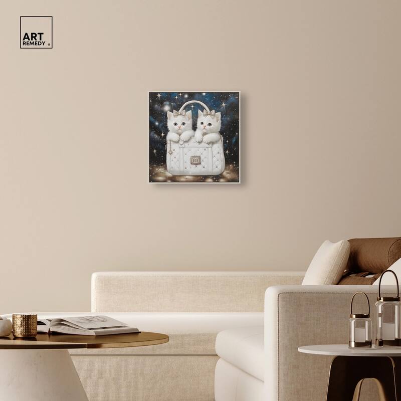 Constellation Kittens Purse Canvas by Art Remedy