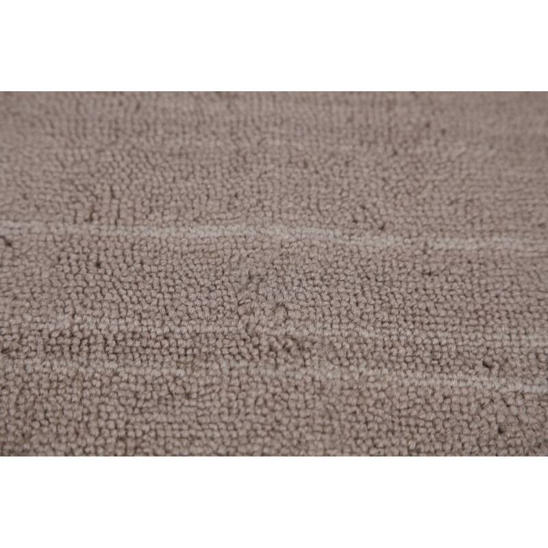 Light Brown Tribal Gabbeh Indian Area Rug Handmade Wool Carpet - 7'11" x 11'7"