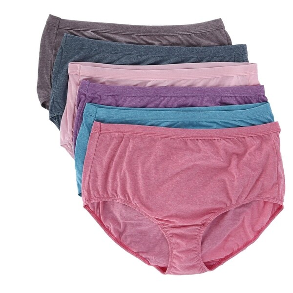 Shop Fruit of the Loom Women's Plus Size Beyond Soft Brief Underwear ( 6 Pack) - Free Shipping ...