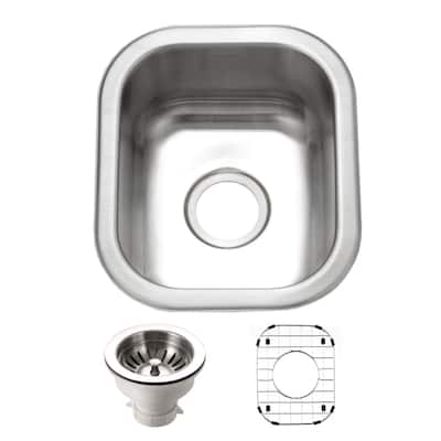 Houzer CS-1307-C Club 12-3/8" Undermount Single Basin Stainless Steel