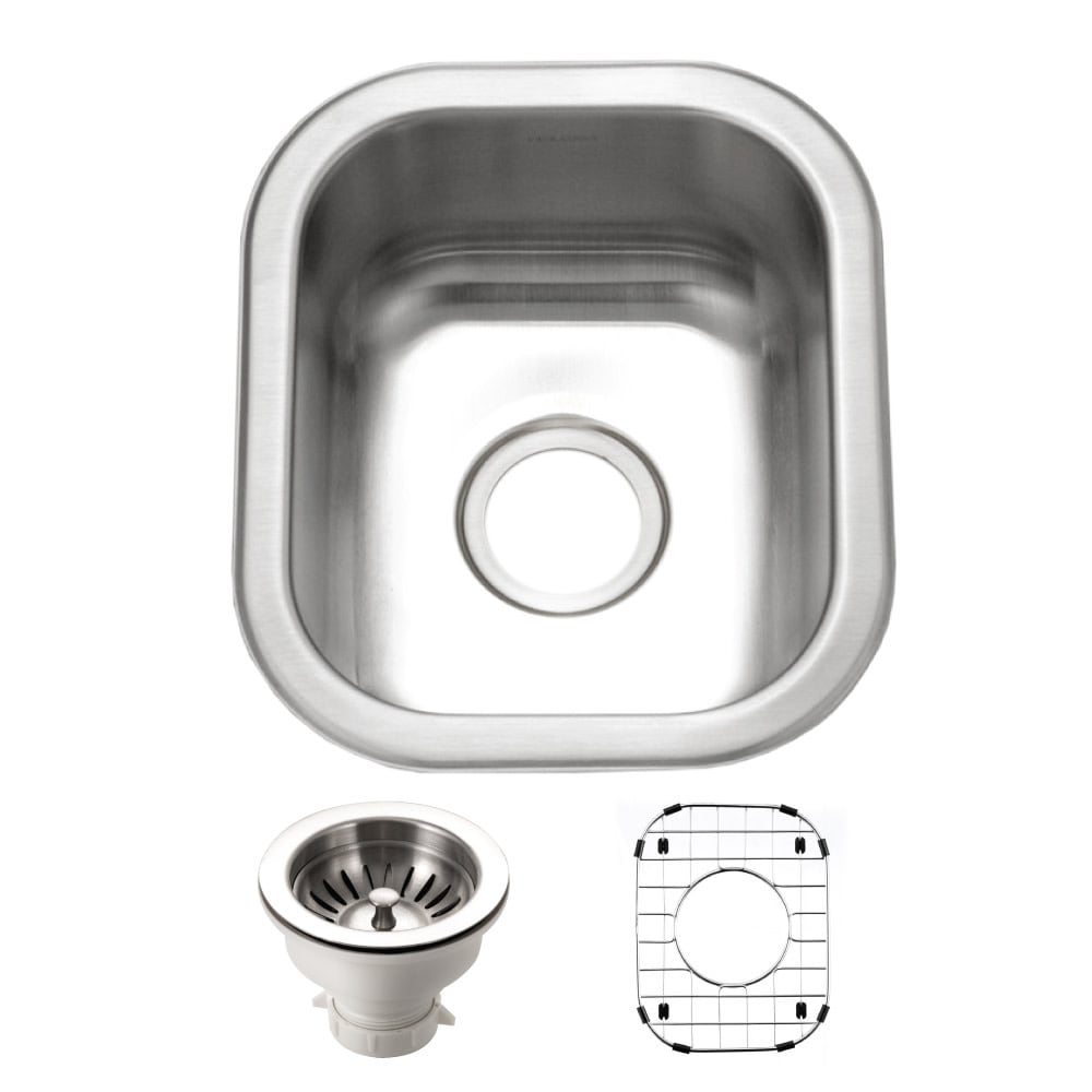 Houzer CS-1307-C Club 12-3/8" Undermount Single Basin Stainless Steel