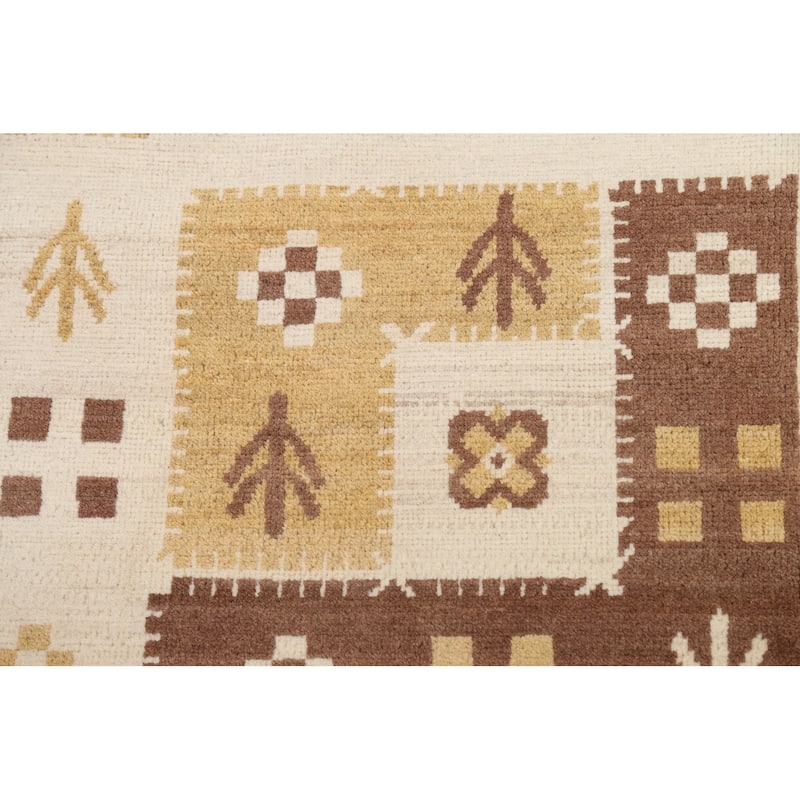 Tribal Geometric Gabbeh Kashkoli Oriental Area Rug Wool Hand-knotted - 6'4" x 9'7"