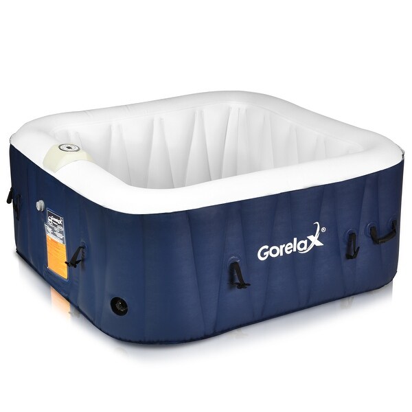 Shop 4-Person Inflatable Hot Tub Portable Outdoor Spa ...