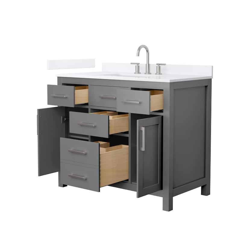 Wyndham Collection WCG2424-42S-QTZ-US3MXX Beckett 42" Free Standing