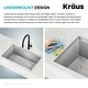 preview thumbnail 157 of 162, KRAUS Kore Workstation Undermount Stainless Steel Kitchen Sink
