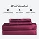 preview thumbnail 10 of 25, Remembrance Satin 4-piece Bed Sheet Set
