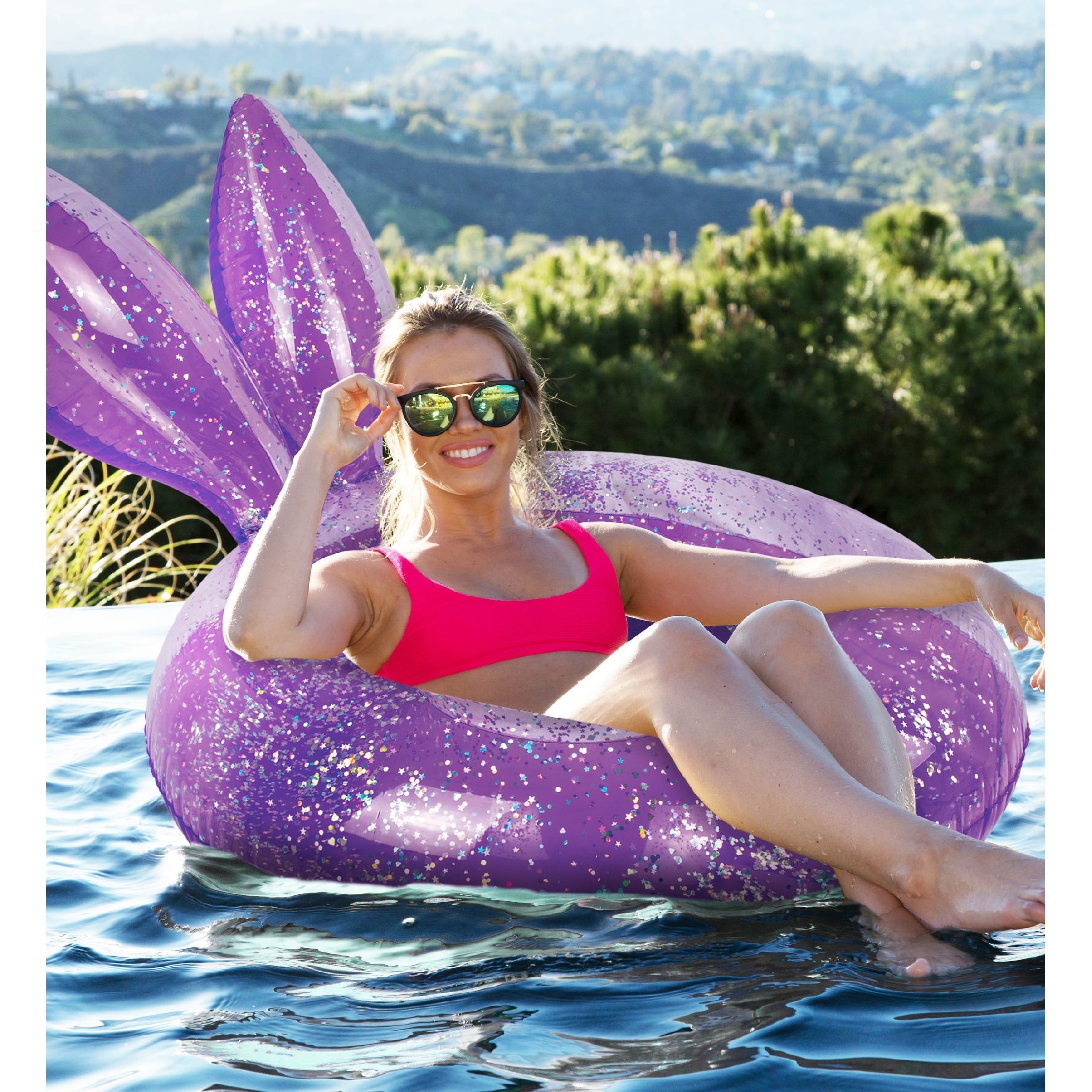 Confetti pool float sales
