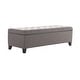 preview thumbnail 97 of 100, Mission Tufted Fabric Storage Ottoman Bench by Christopher Knight Home - 50.50"L x 18.75"W x 16.00"H
