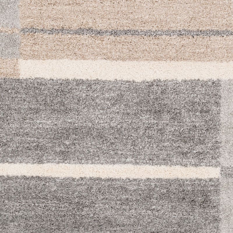 Livabliss Gladys Geometric Beige/ Grey Area Rug - 5' x 7'6"