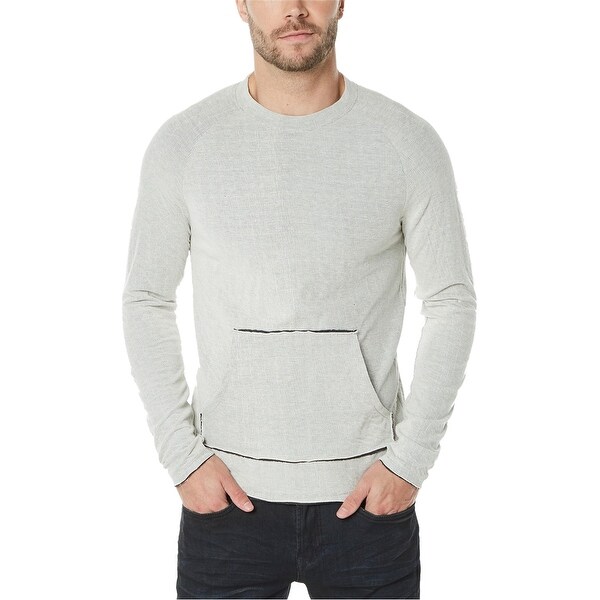 Buffalo David Bitton Mens Focell Sweatshirt, White, XX-Large - Overstock - 30815523