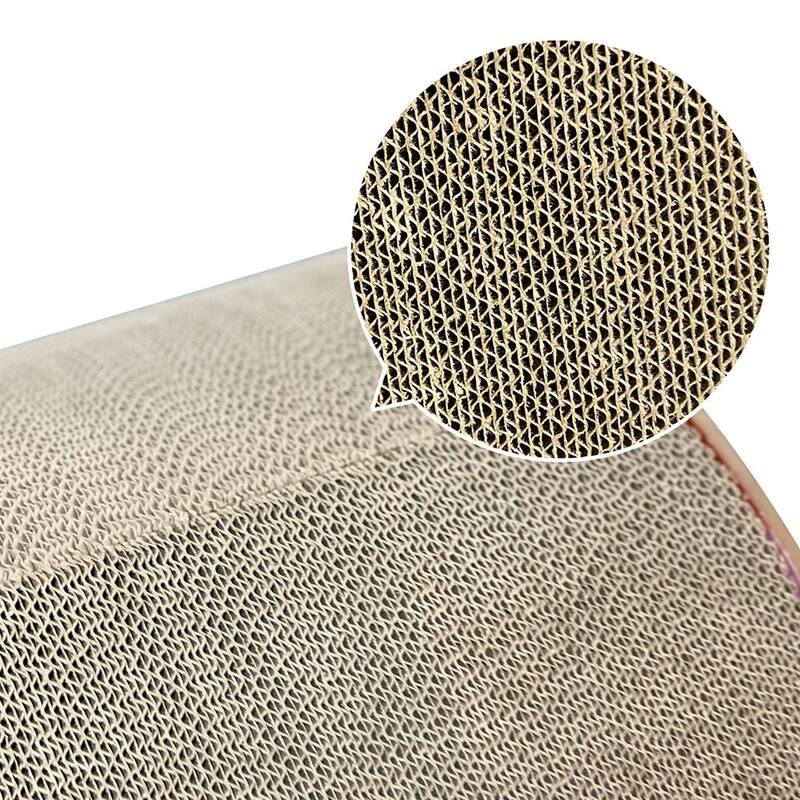 Cat Condo Scratcher Post Cardboard, Looking Well with Delicious Doughnut Shape Cat Scratching House Bed Furniture Protector