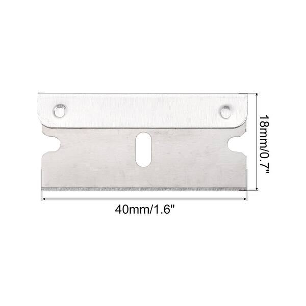 All Metal Razor Scraper 50pcs Metal Razor Scraper Blades Extra Thin Single Edge for Wall Car ...