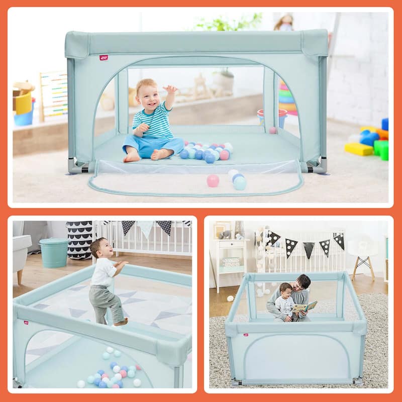 Costway Baby Playpen Infant Large Safety Play Center Yard w/ 50 Ocean - See Details