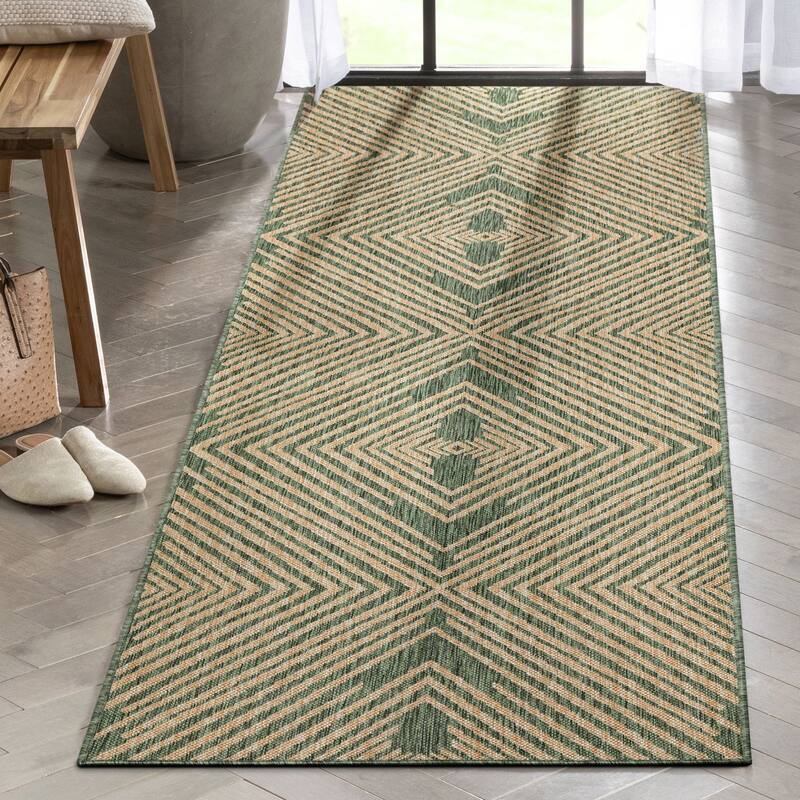 Well Woven Medusa Kesia Indoor Outdoor Striped Modern Area Rug