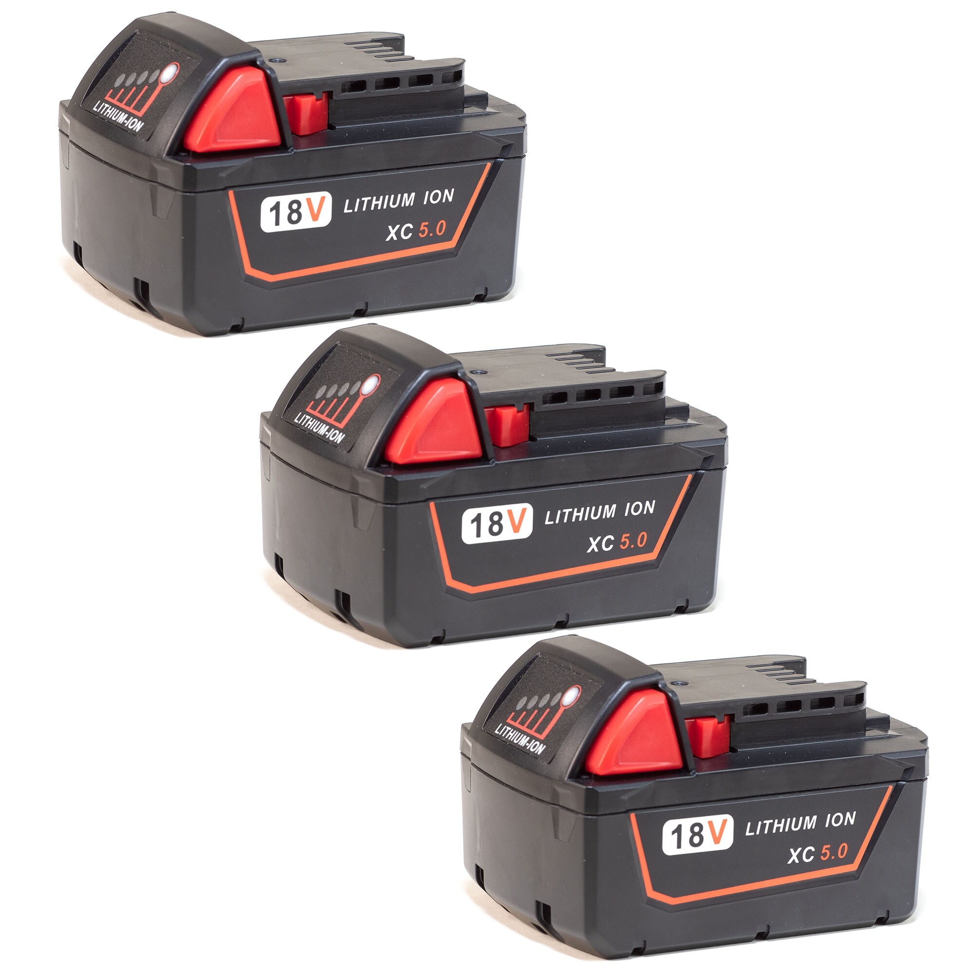 Shop Replacement For Milwaukee M18 48 11 1850 Lithium Ion 18v 5 0 Battery 3 Pack Overstock 16914545