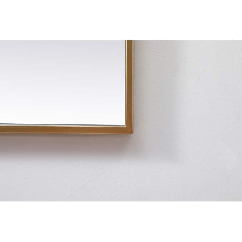 Indigo Home Metal Frame Square Mirror 48 inch