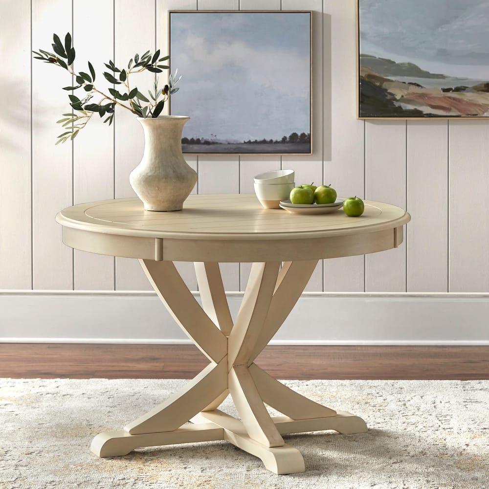 Simple Living Vintner Round Country-style Dining Table