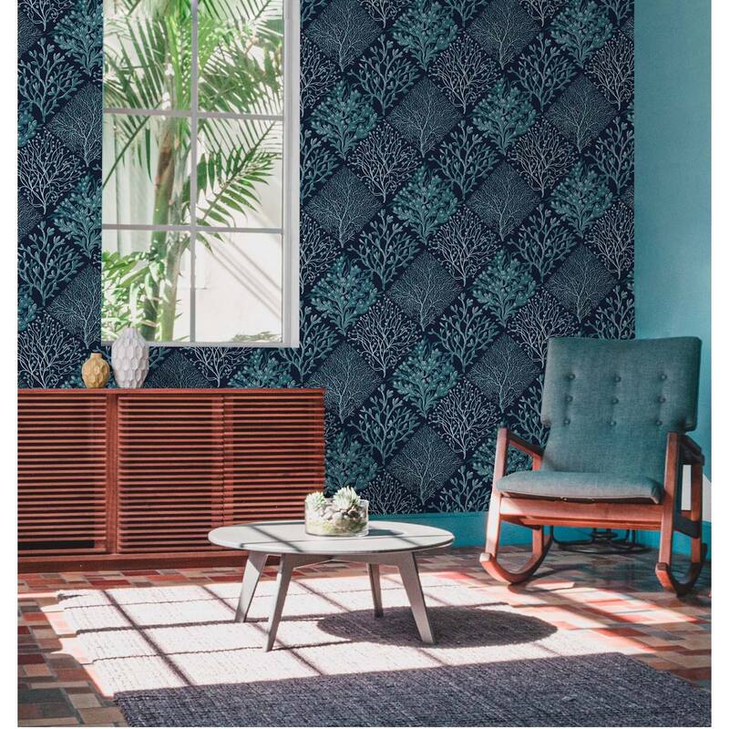 NextWall Seaweed Peel and Stick Wallpaper