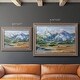 preview thumbnail 4 of 7, Blue Mountain Peaks II Premium Framed Canvas- Ready to Hang