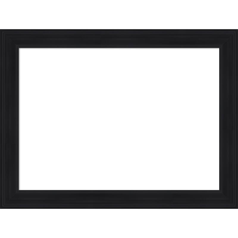 Abbey Black Framed Dry Erase Magnetic Board