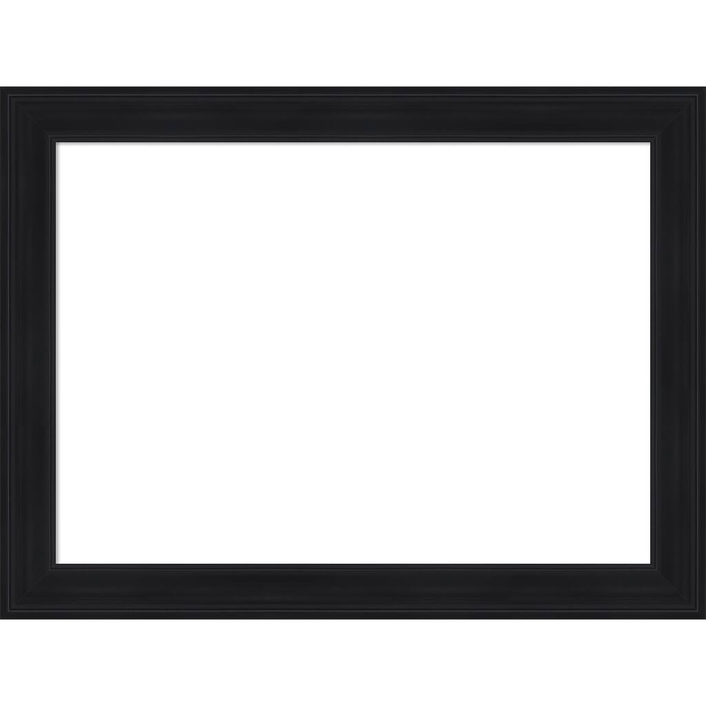 Abbey Black Framed Dry Erase Magnetic Board