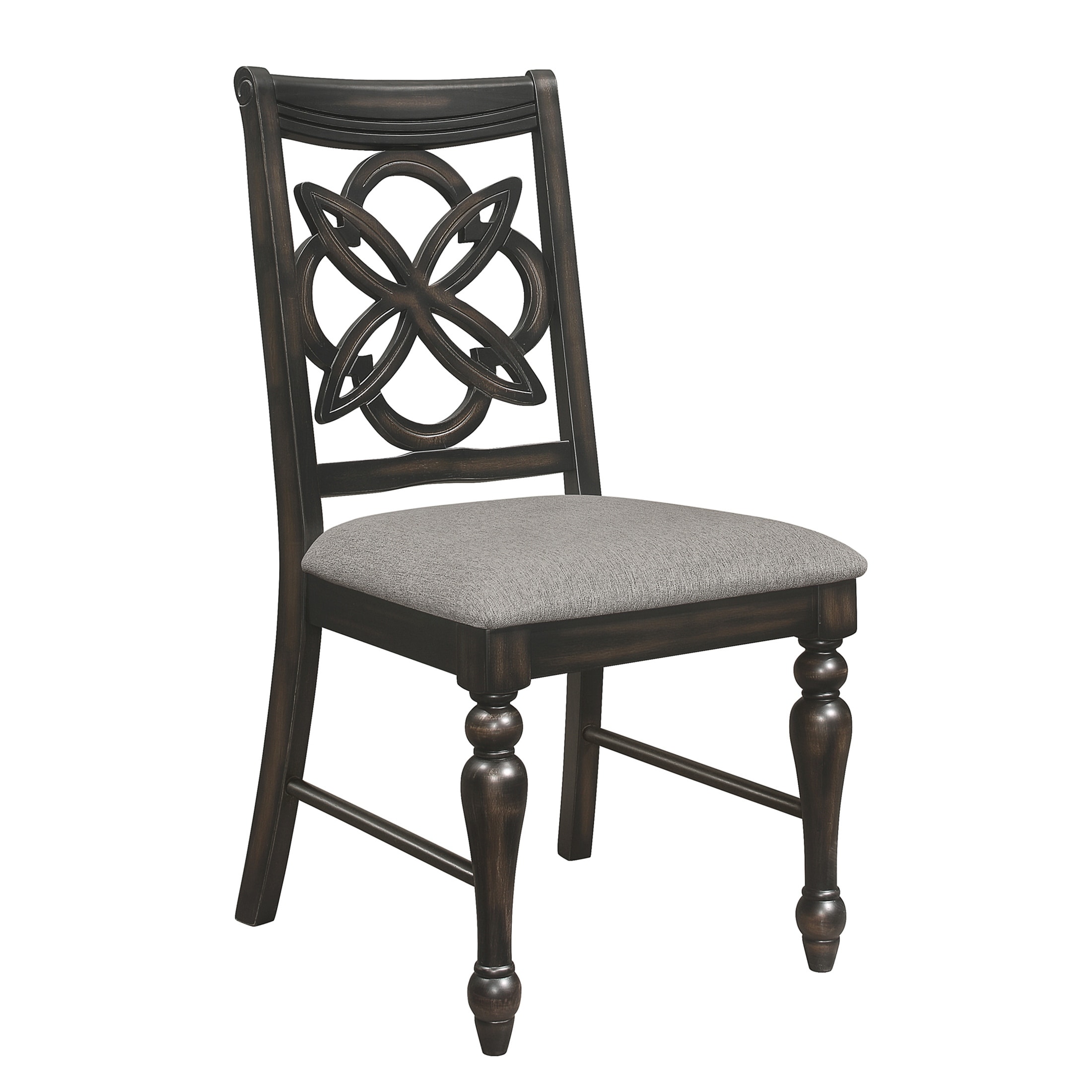 Two tone best sale wooden dining chairs