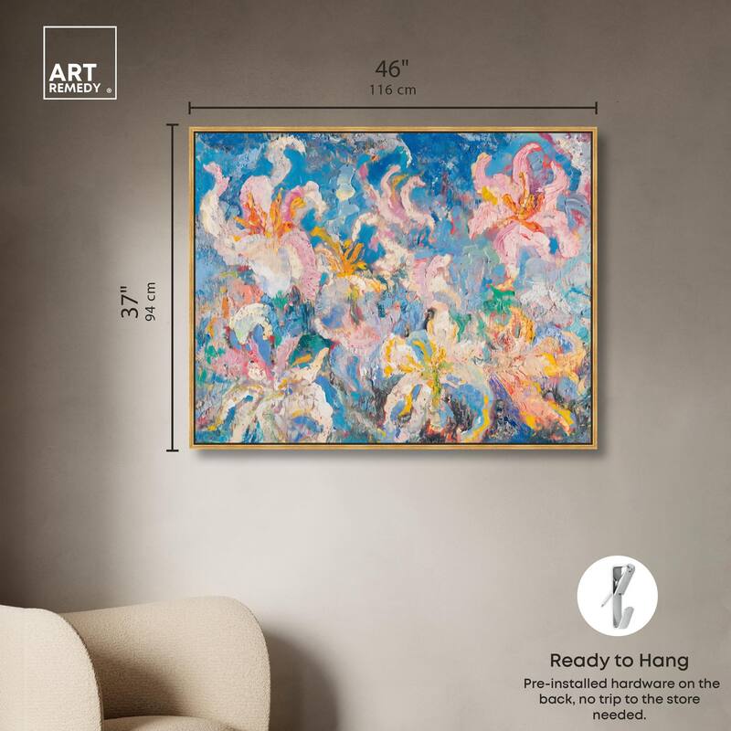 Pastel Riot I Canvas by Art Remedy