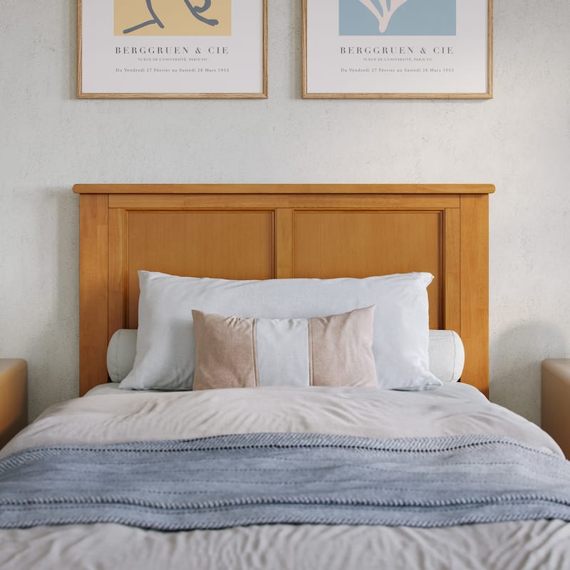 AFI Madison Platform Bed with Footboard & Twin XL Trundle