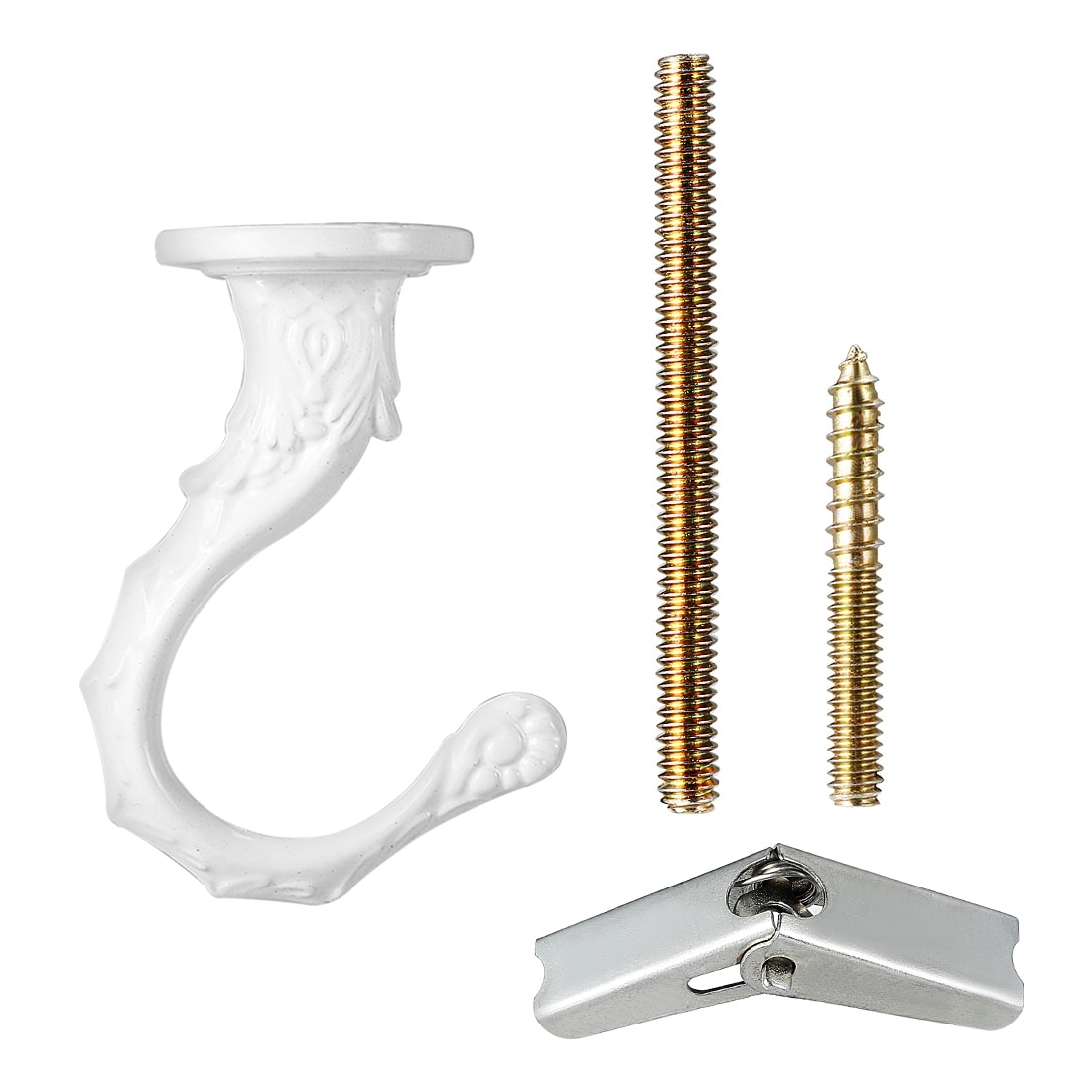 2 Pack Swag Hook Kit White Finish Plant Hanging Ceiling Hook White 2 Pack White 2 Pack