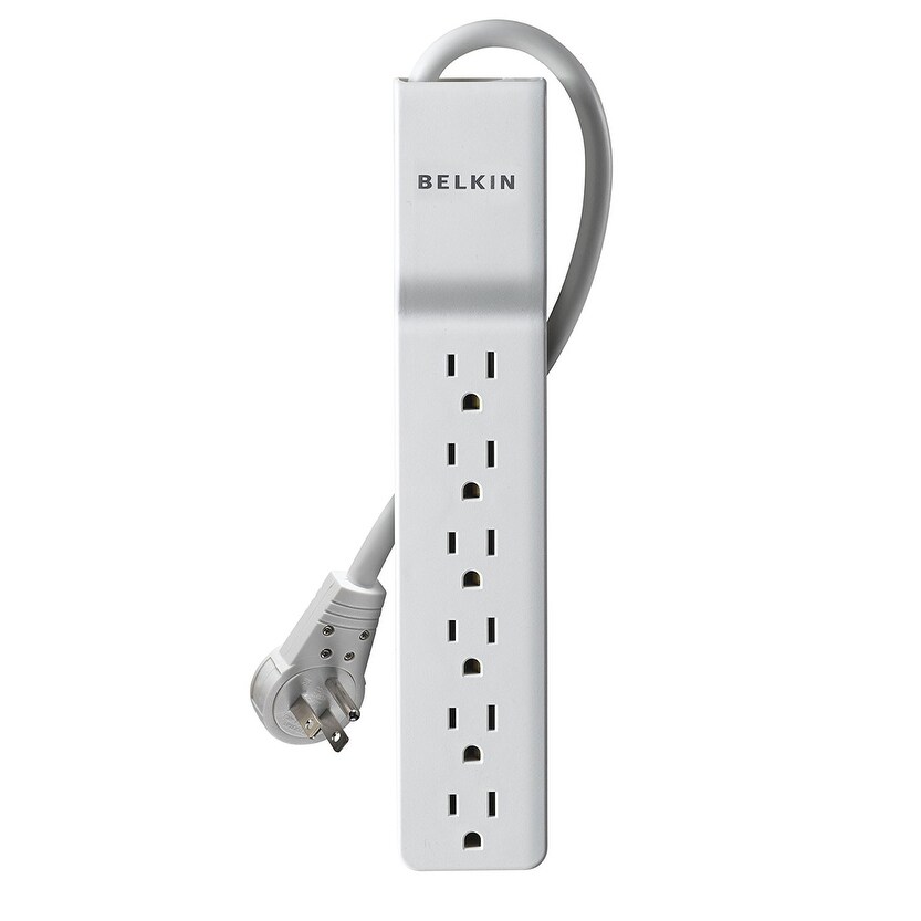 Belkin Components - 6 Outlet Surge Protector 6 Ft. Cord