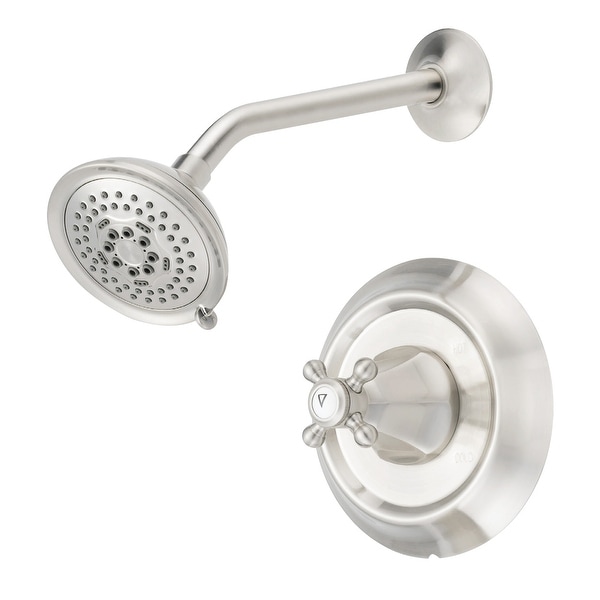 Mirabelle MIRBR8020E Boca Raton Shower Trim Package with Multi Function Shower Head