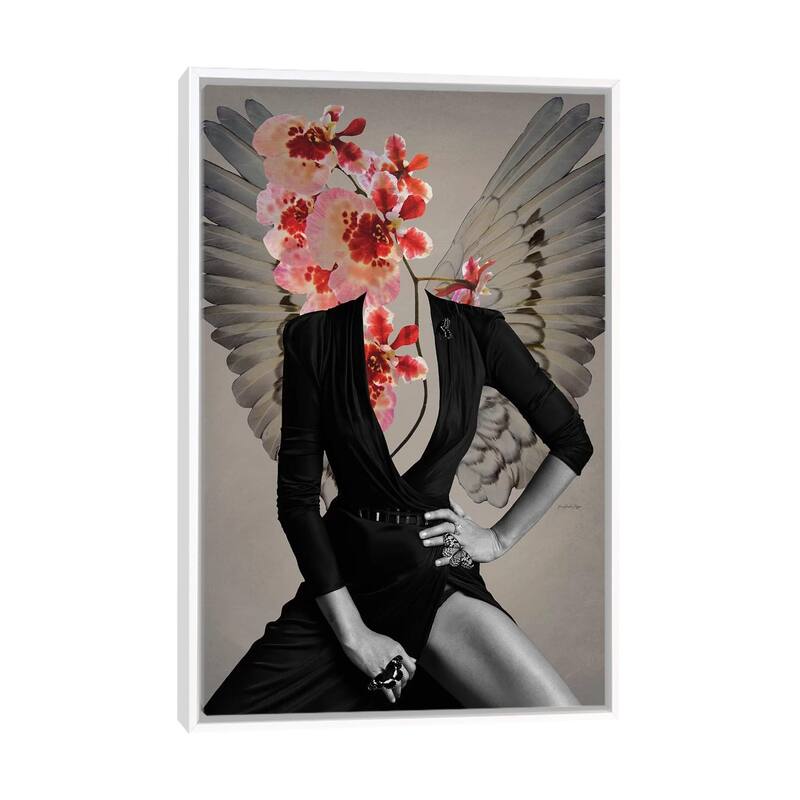 iCanvas "Isa" by Ana Paula Hoppe Framed Canvas Print - White - 40x26