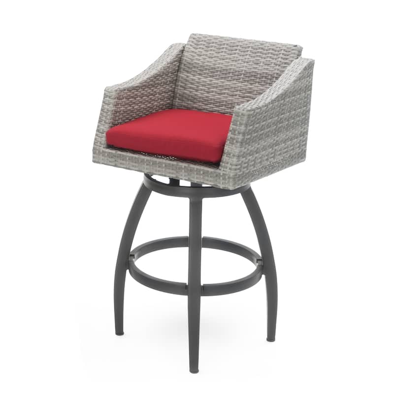 Cannes 5 Piece Sunbrella Outdoor Patio Barstool Set