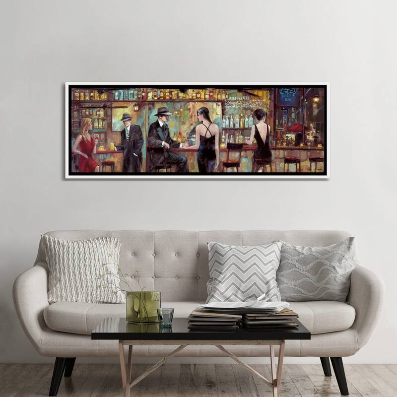 iCanvas "Happy Hour" by Ruane Manning Framed Canvas Print