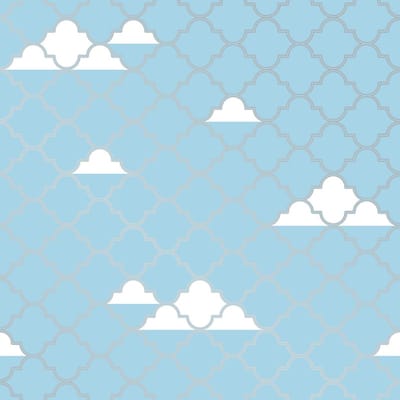 Tempaper Clouds Peel and Stick Wallpaper - 28 sq. ft.