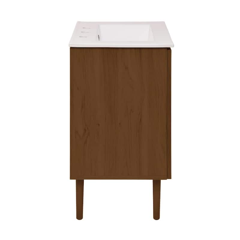 Swiss Madison SM-BV6201-3W Bron 24" Free Standing Single Basin Vanity
