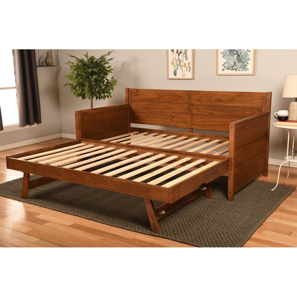 Somette Marisa Daybed Frame with Pop Up Trundle (Mattress not included)