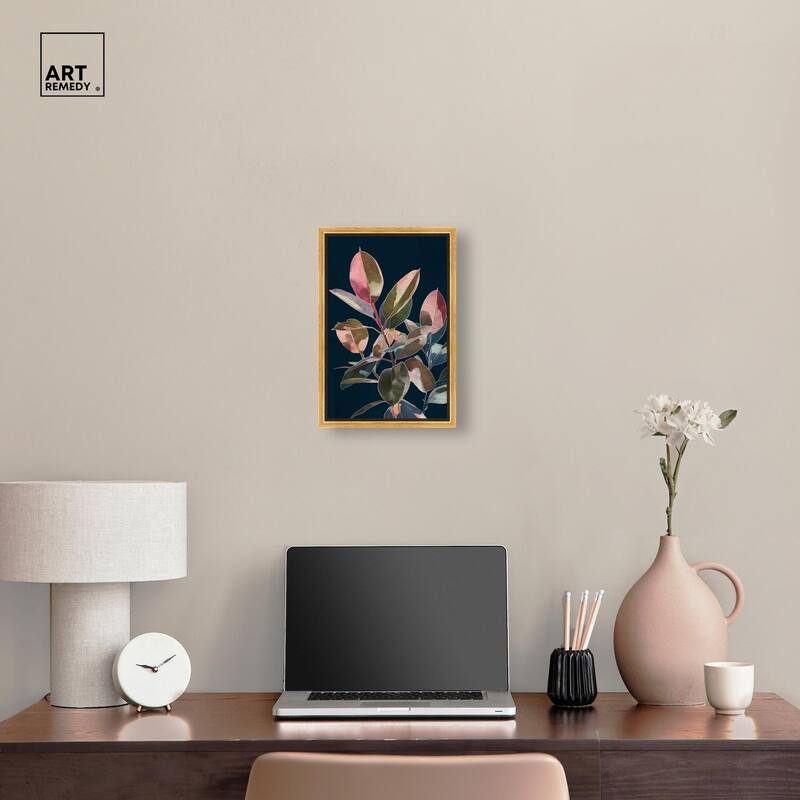 Fuchsia Frond I Canvas by Art Remedy