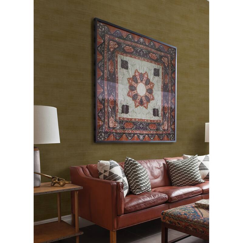 Advantage Dermot Brass Horizontal Stripe Wallpaper