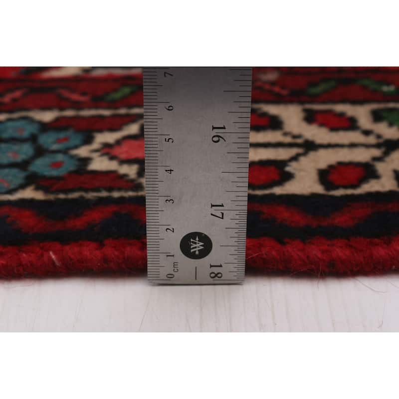 ECARPETGALLERY Hand-knotted Andelz Red Wool Rug - 3'5 x 5'1