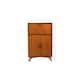 Alpine Furniture Flynn Large Wood Bar Cabinet in Acorn Brown - Mahogany - Brown