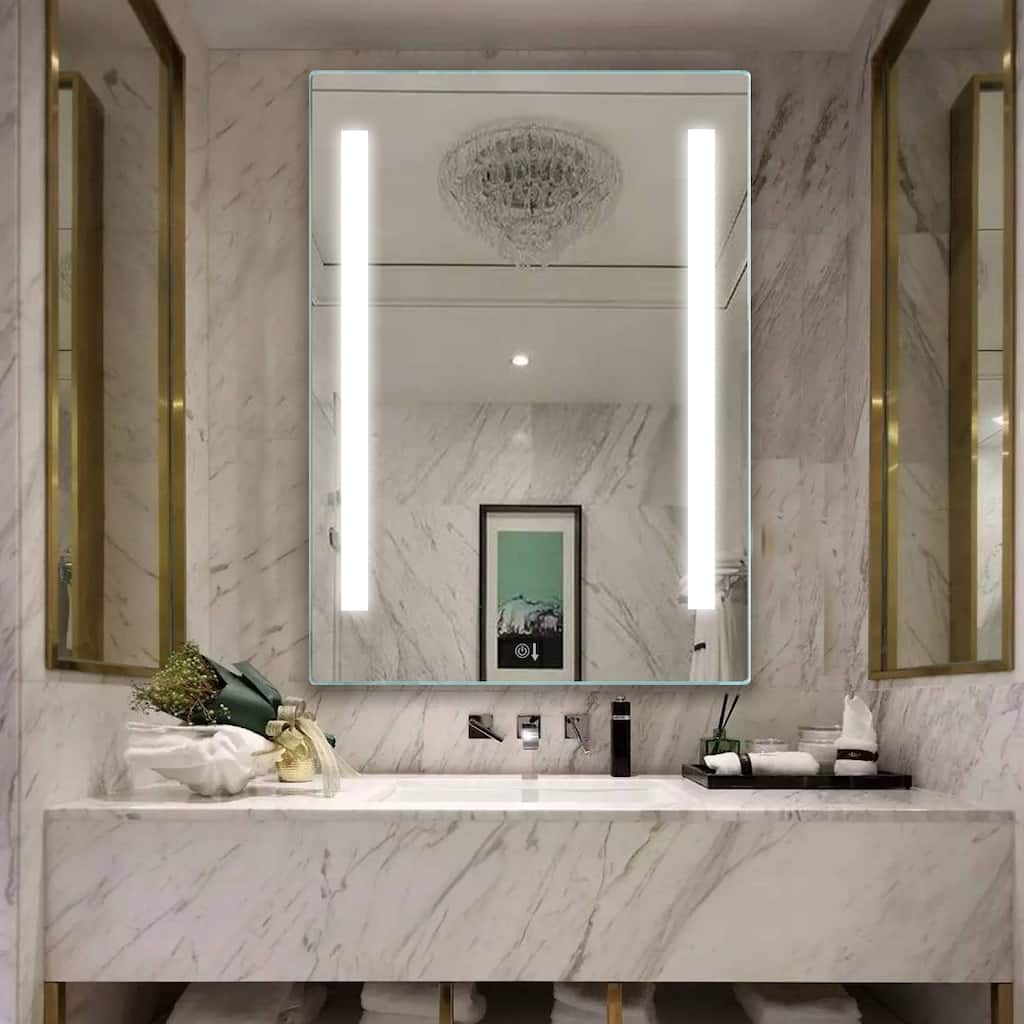 ExBrite 20" x 28" LED Lighted Bathroom Mirror - 20" x 28"