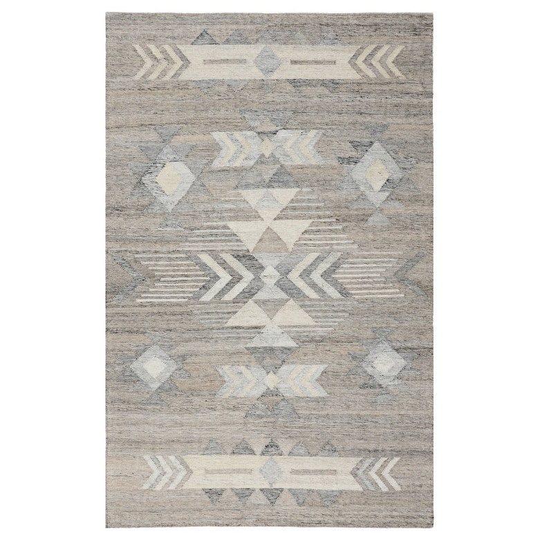 Alpena Indoor Outdoor Handwoven Gray Multi Area Rug by Kosas Home - 2' x 3'