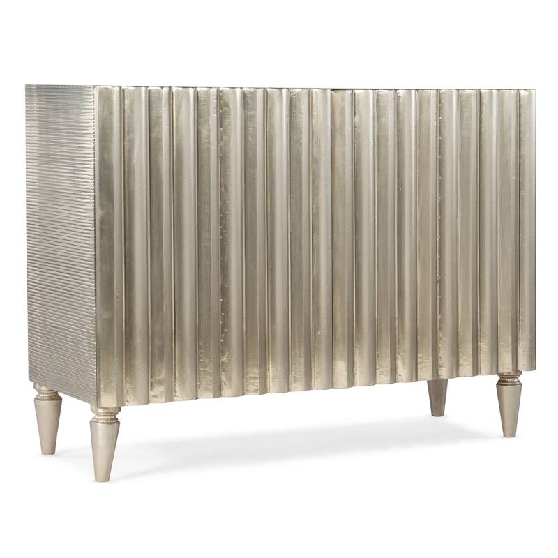 Hooker Furniture 628-85126-92 Melange 48" Wide 2 Door Mango Wood - German Silver