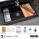 preview thumbnail 2 of 52, Karran Top Mount 33 in. Large Single Bowl Quartz Workstation Kitchen Sink