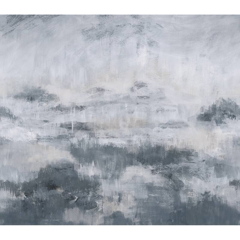 WallPops Scott Living Mirage Grey Self Adhesive Mural - N/A