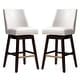 preview thumbnail 16 of 52, Pellebant 30.6'' H Solid Wood Swivel Bar Stool with Back